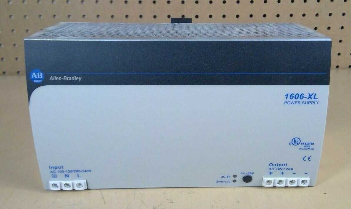 Allen-Bradley 1606-XL480EP Series B Power Supply - New Open Box Item - ELECTRICAL COMPONENTS Allen-Bradley 1606-XL480EP Series B Power Supply - New Open Box Item - ELECTRICAL COMPONENTS