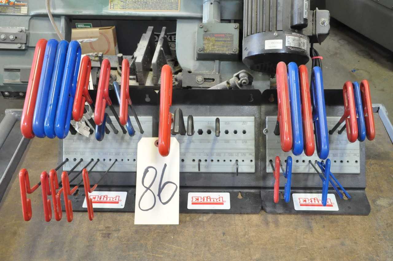 Lot-(3) Section Stands of T-Handle Allen Wrenches - HAND TOOLS