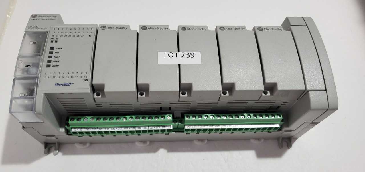 Allen Bradley Micro 850  2080-LC50-48QWB PLC - AUTOMATION & CONTROLS