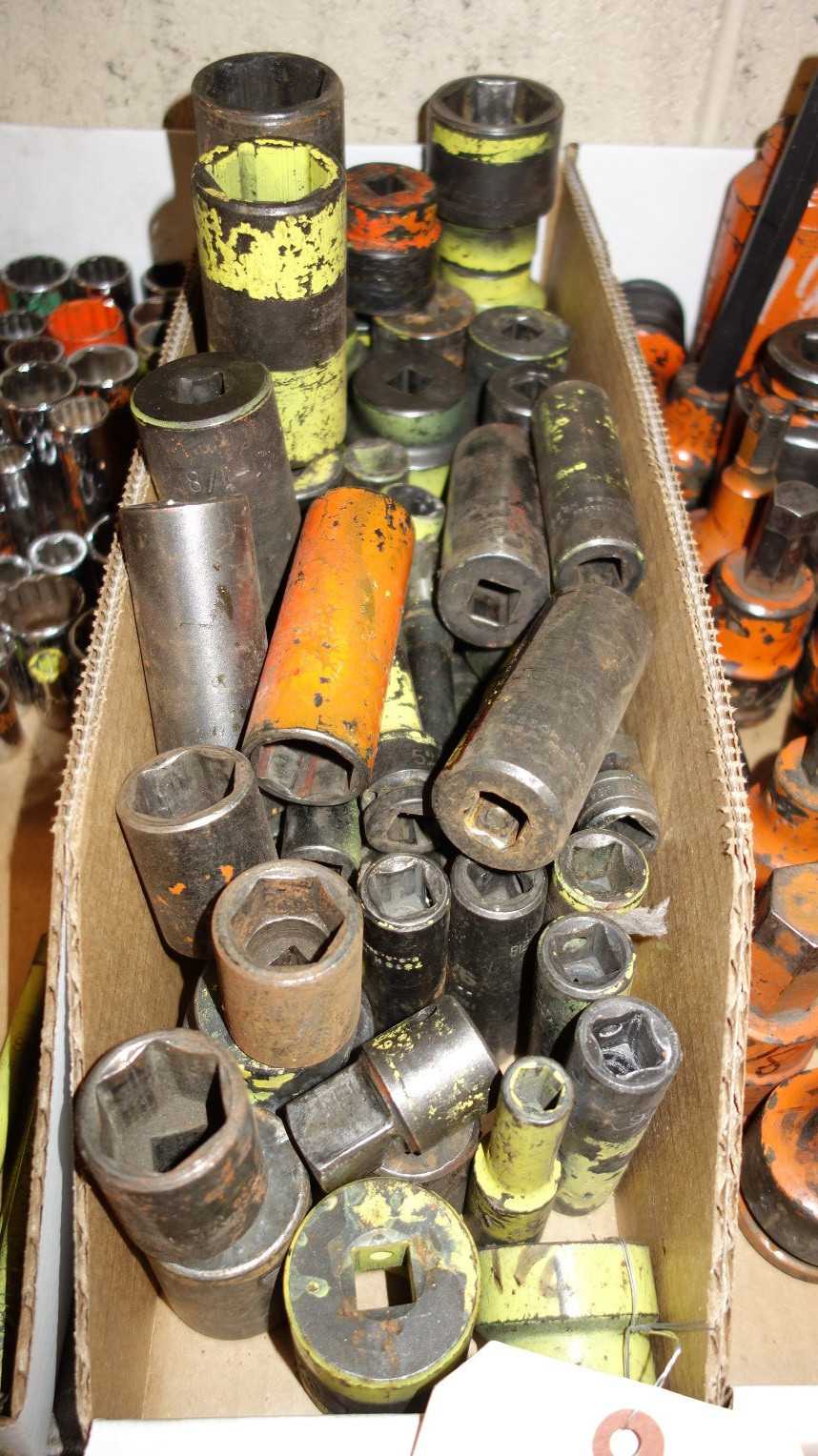 ASSORTED SOCKETS, 3/8 IN TO 1-7/16 IN - HAND TOOLS