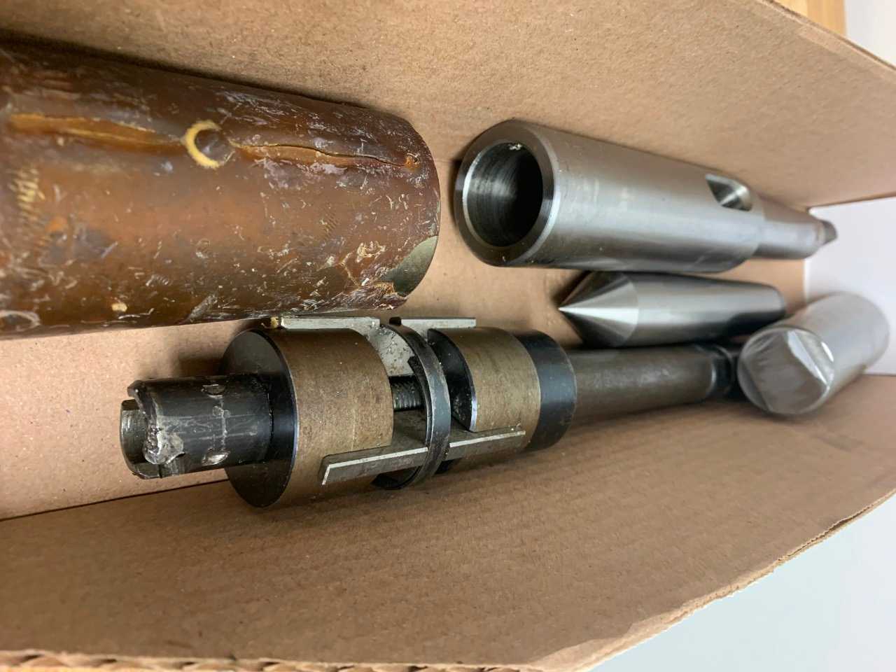 Jacobs Taper Center with lathe spindle stop - MACHINING ACCESSORIES & TOOLING