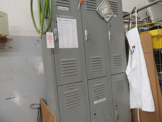 Lockers (6) and Storage Rack - MISCELLANEOUS
