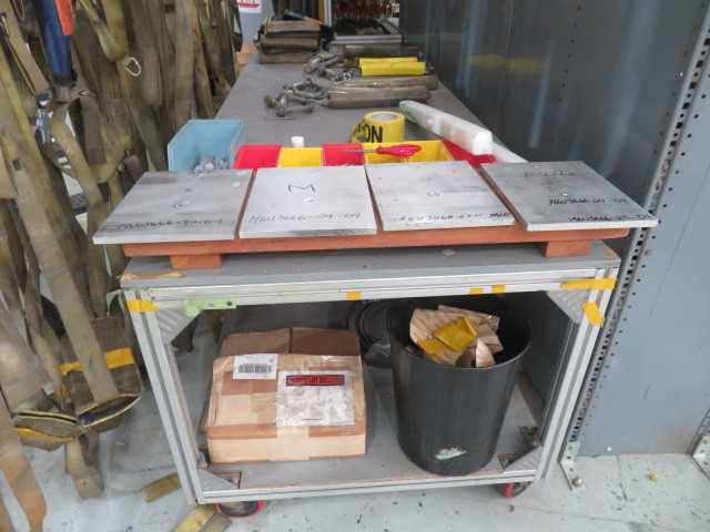 Rigging Items (Lot) and aluminum table on wheels - MISCELLANEOUS