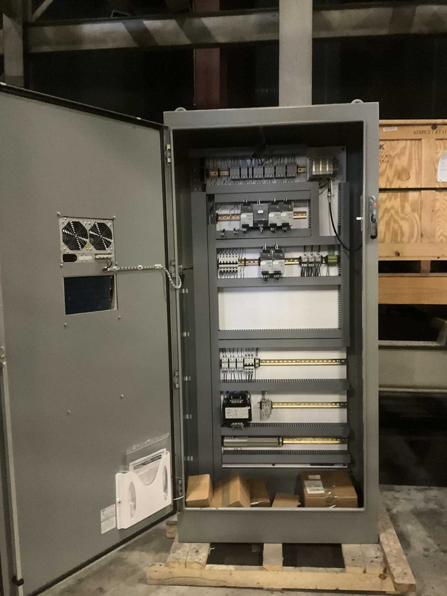 ELECTRICAL ENCLOSURE WITH PLCS AND COOLING UNIT - ELECTRICAL ENCLOSURES