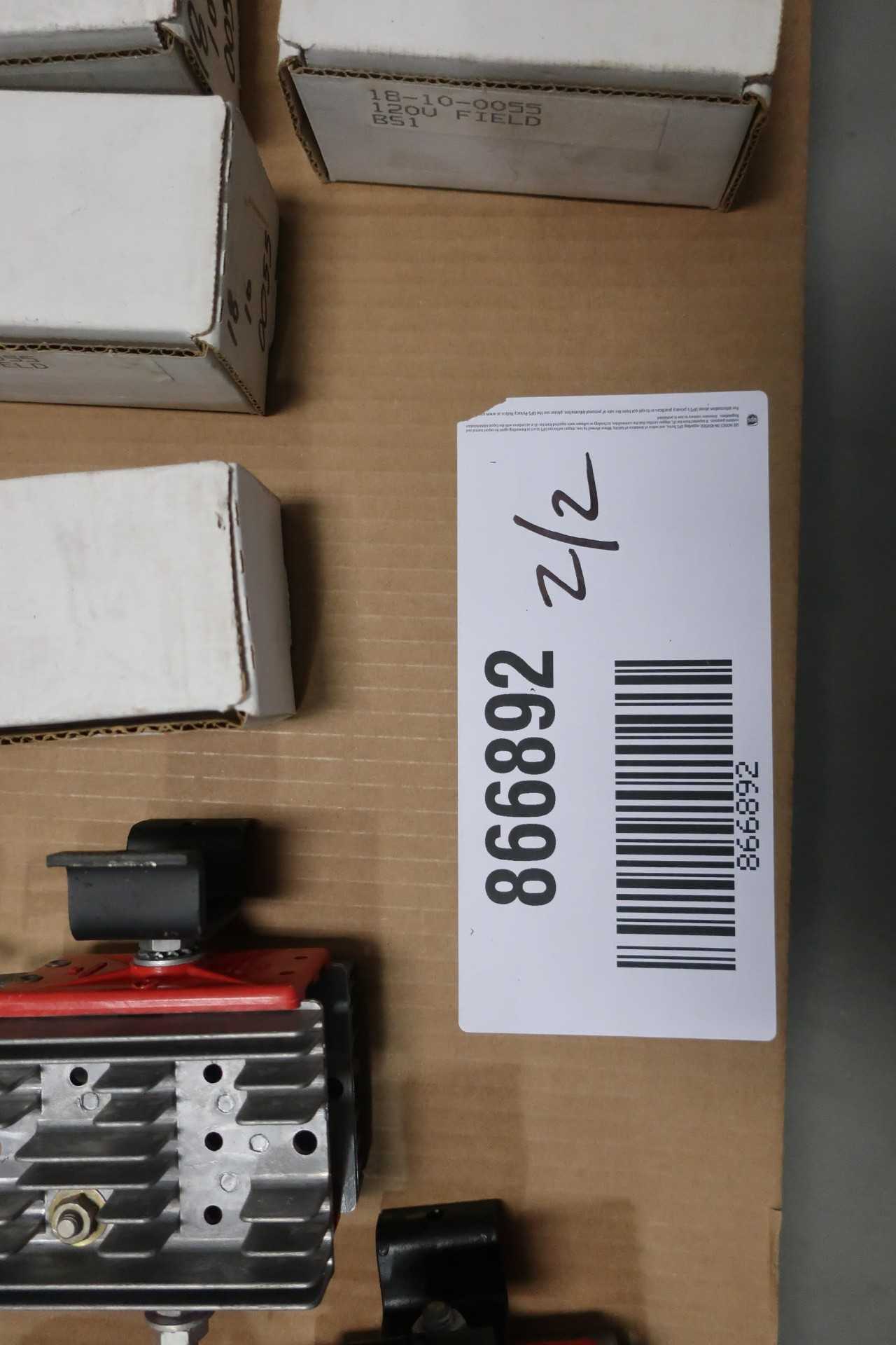 2 PALLETS OF ASSORTED ELECTRICAL PARTS - ELECTRICAL COMPONENTS