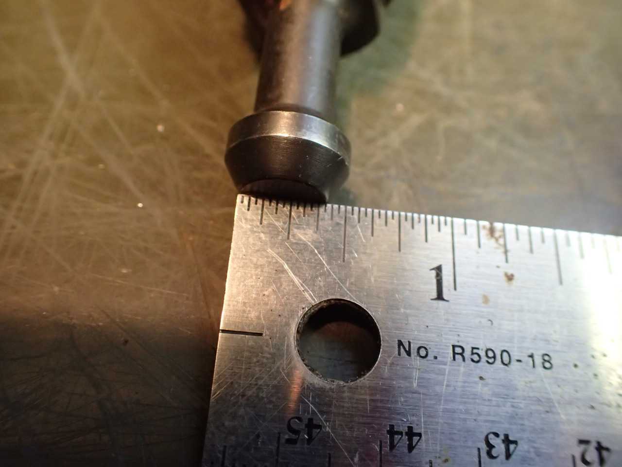 5mm End Mill Tool Holder 2-1/4" Projection BT-40 Taper Shank Used Good Condition - MACHINING ACCESSORIES & TOOLING
