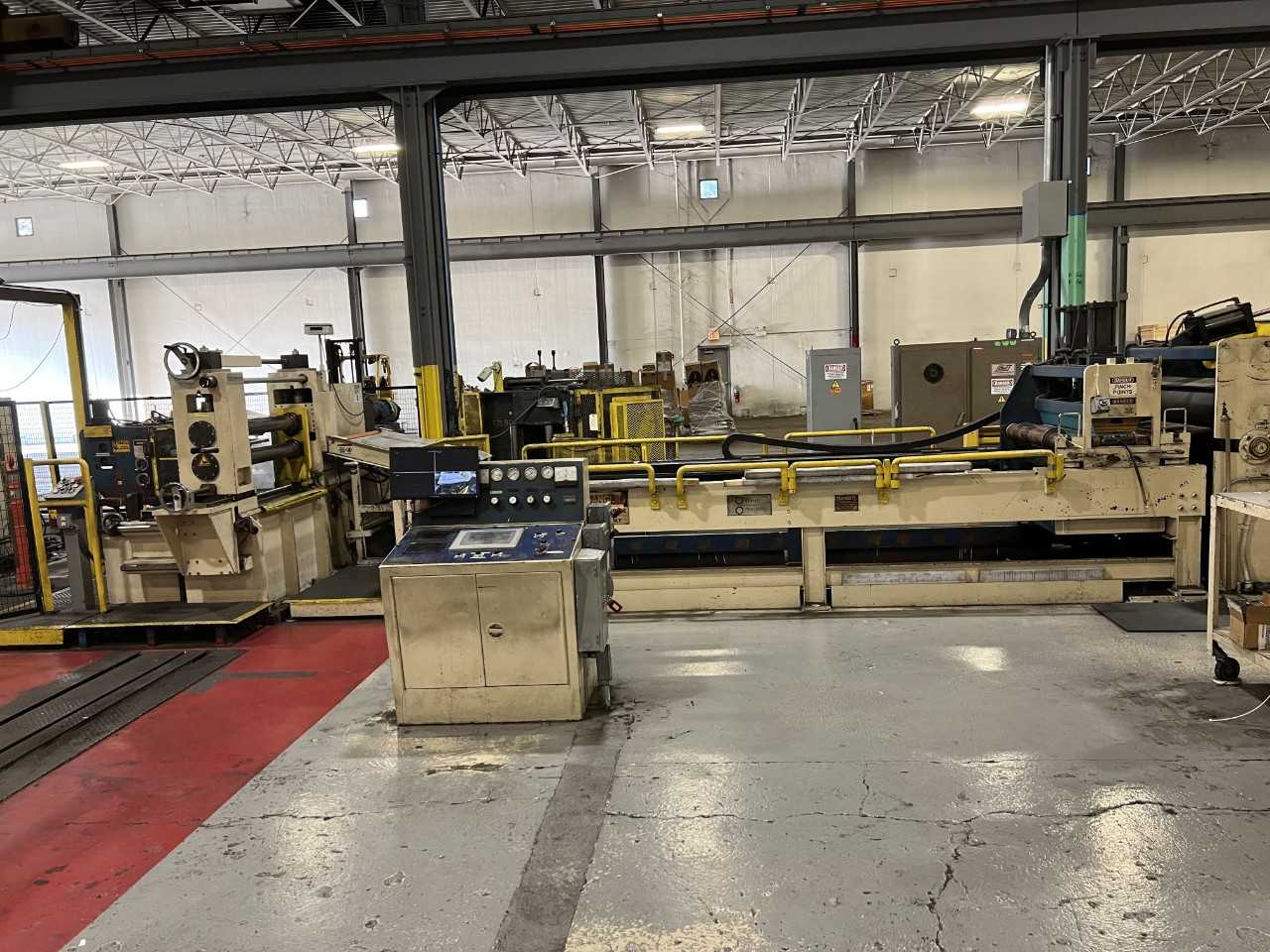 Burghardt+SchMidt Machine UND Anlagenbau high precision shear type M203/915-0,08/1,0 Fabr No 1128 Com No: 2011 140 year 07.2012 - METAL SLITTING MACHINES