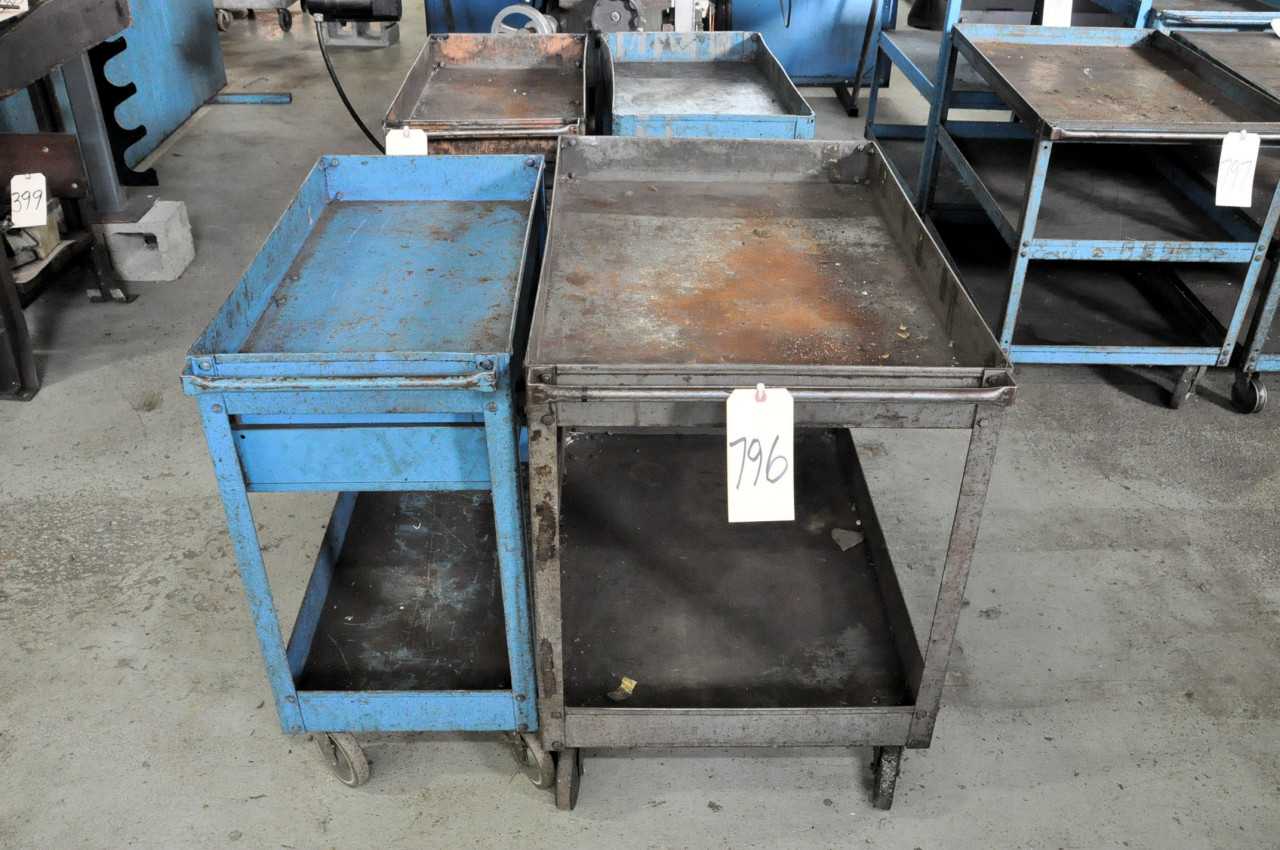 4 4 Wheel Steel Shop Carts - ROLLING CARTS