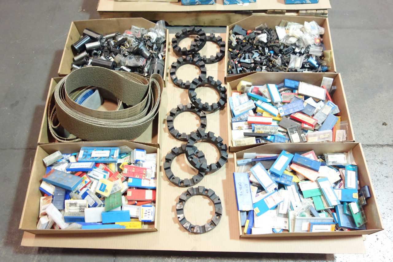 2 PALLETS OF ASSORTED TOOLS AND MISCELLANEOUS SUPPLIES - HAND TOOLS