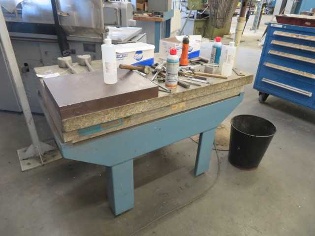 Standridge Granite Surface plate and stand, 48" X 30" X 7" - MISCELLANEOUS