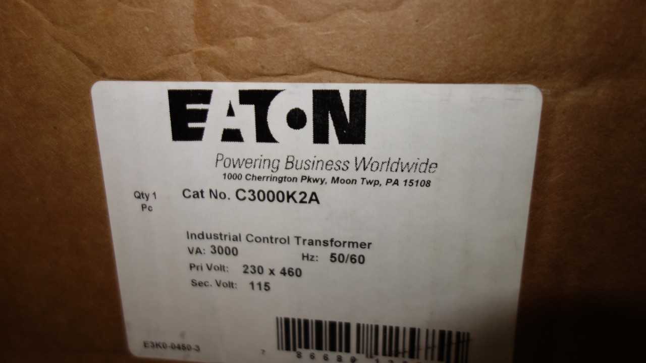 1 PALLET OF EATON ASSORTED TRANSFORMERS 50VA TO 3KVA - CONTROL TRANSFORMERS