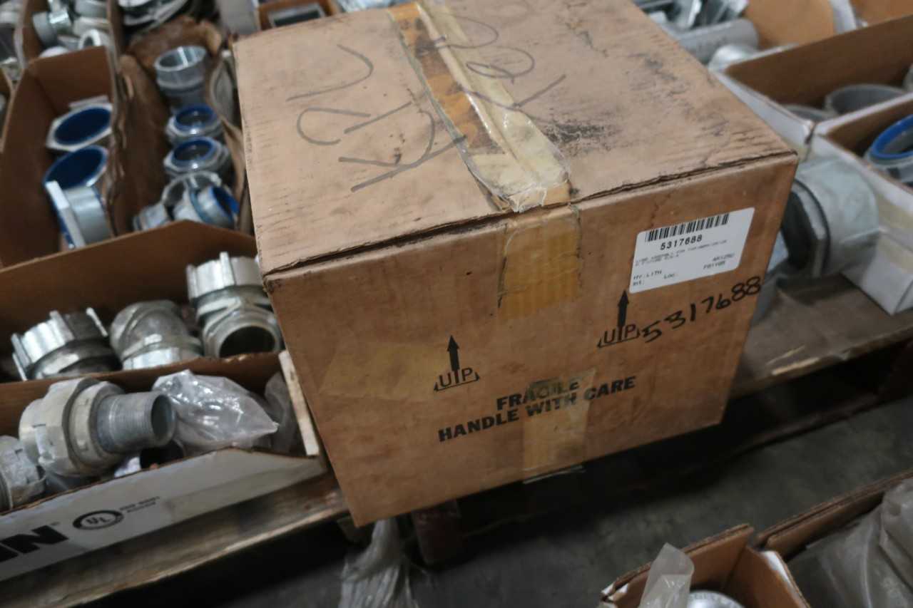3 PALLET OF ASSORTED ELECTRICAL CONDUIT - ELECTRICAL COMPONENTS