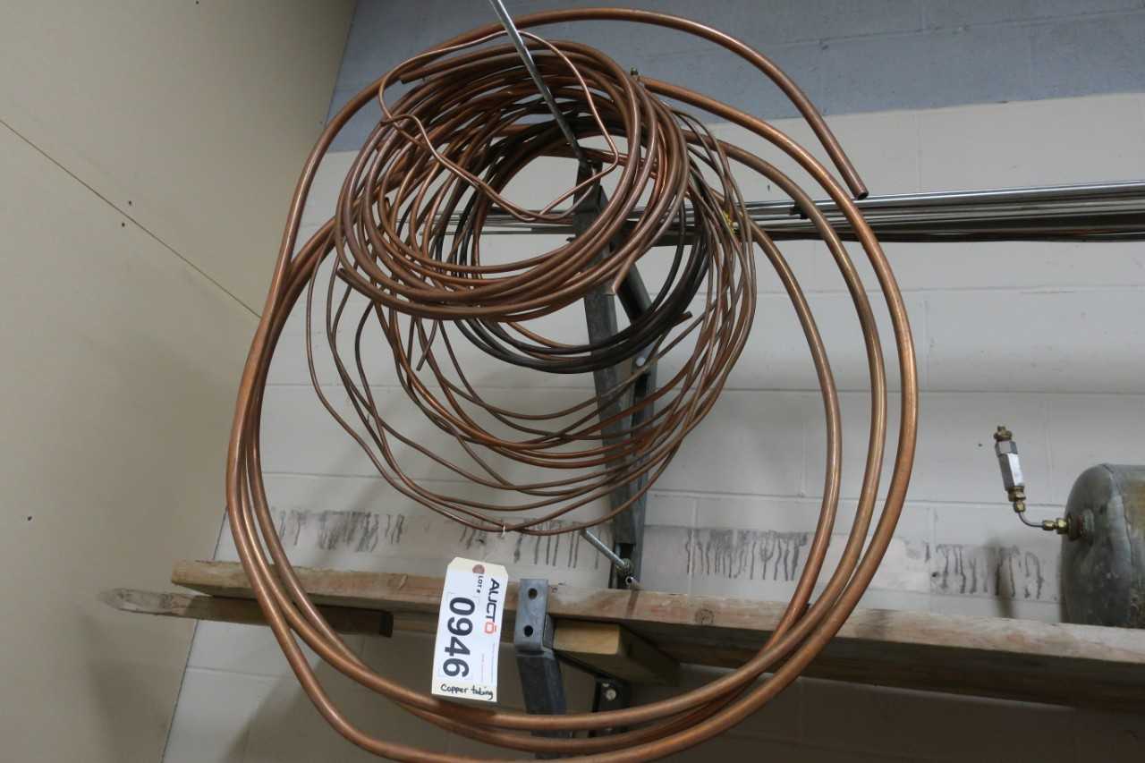 LOT OF ASSORTED COPPER TUBING - ELECTRIC POWER TOOLS