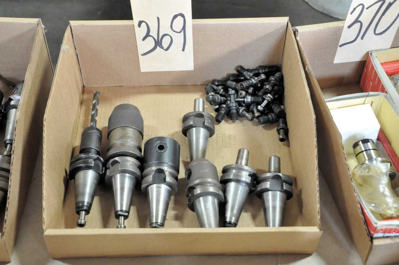 7 Lyndex 30 Taper Tool Holders with Retention Knobs in 1 Box - MACHINING ACCESSORIES & TOOLING