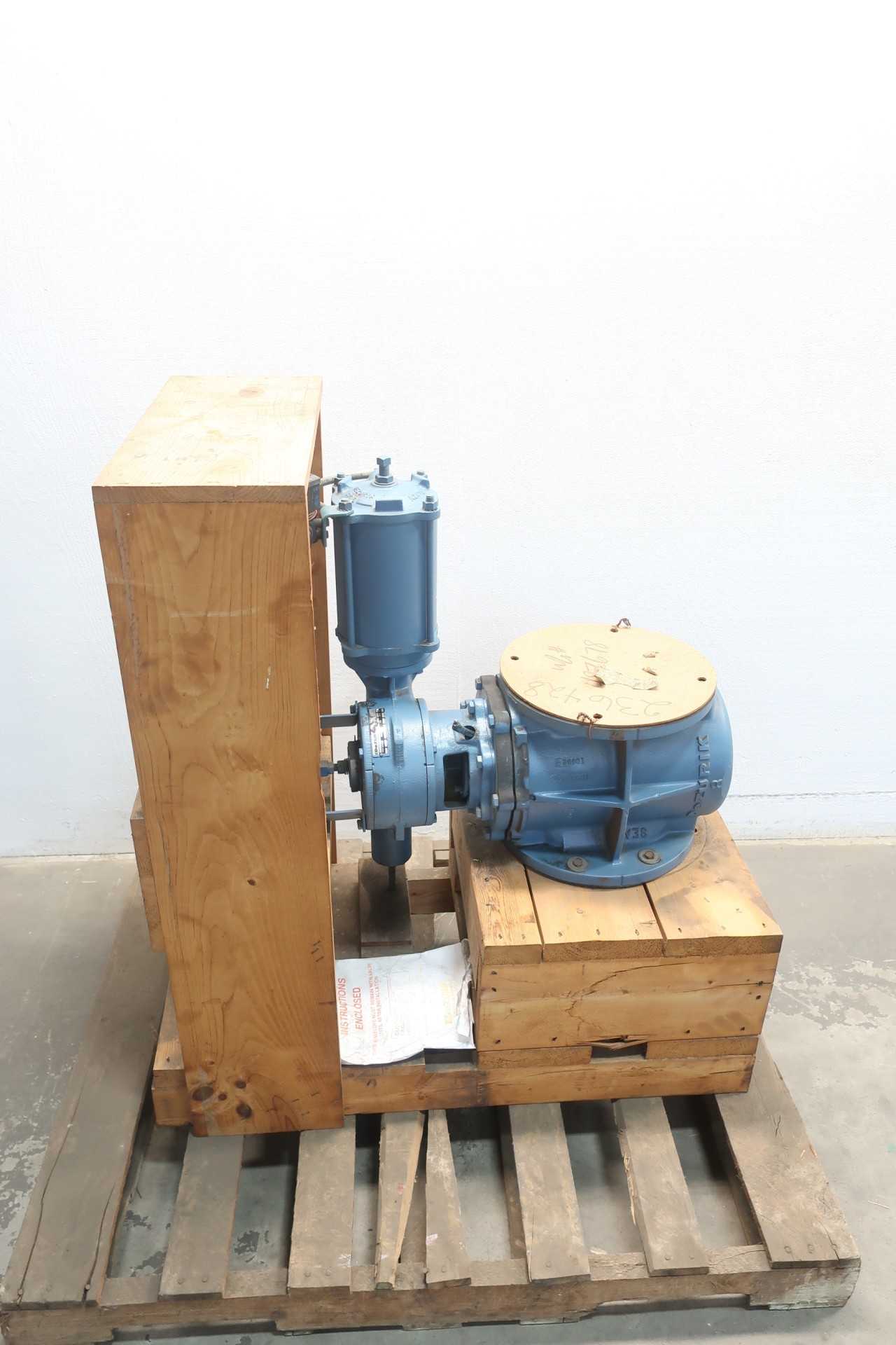 DEZURIK 9450370R001 PEC PNEUMATIC STEEL 8IN PLUG VALVE - PLUG VALVE