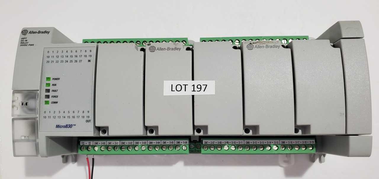 Allen Bradley Micro 830 2080-LC30-48QWB PLC - AUTOMATION & CONTROLS