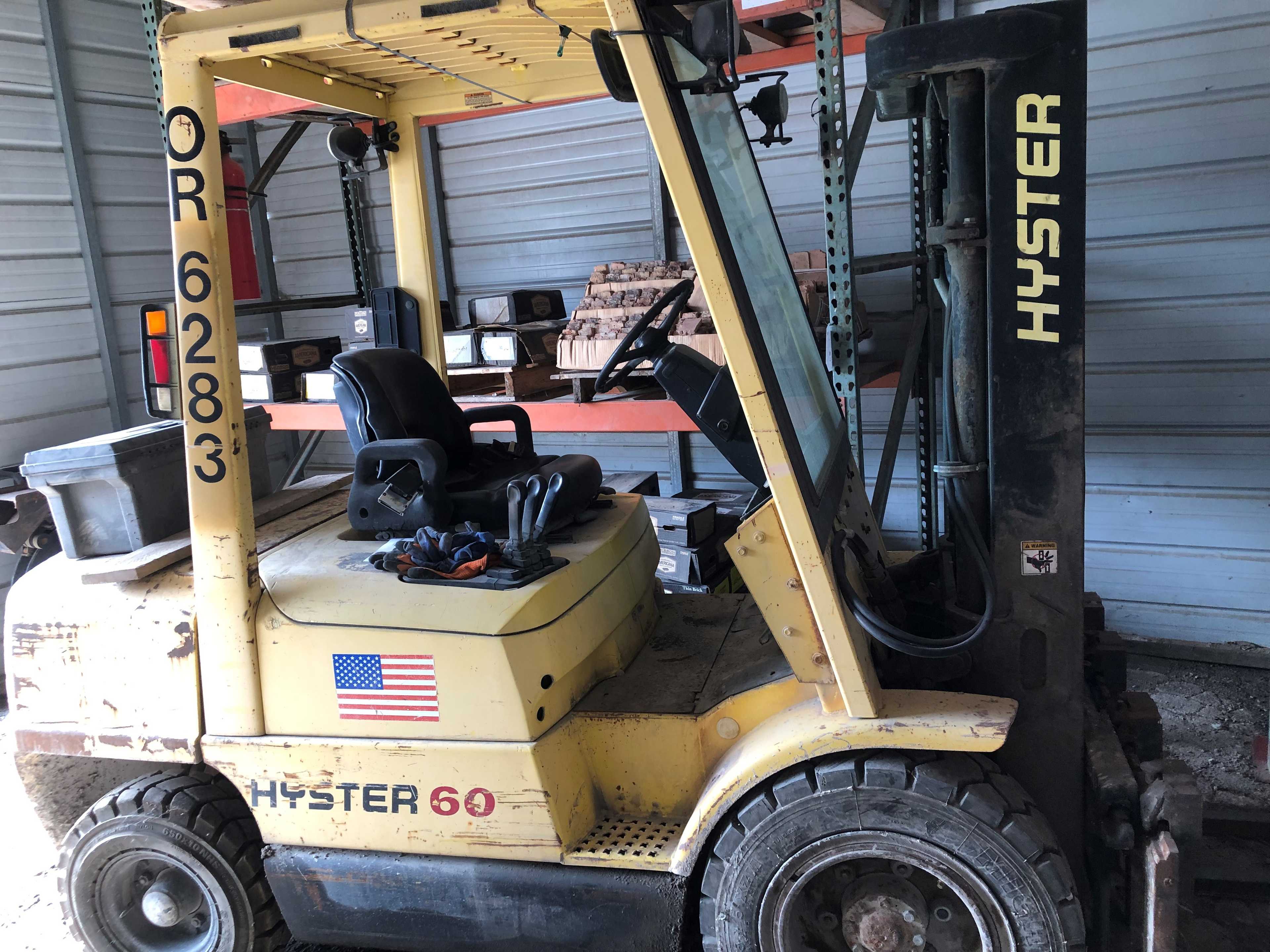 2003 HYSTER H60XM COUNTERBALANCE FORKLIFT - SIT-DOWN FORKLIFT