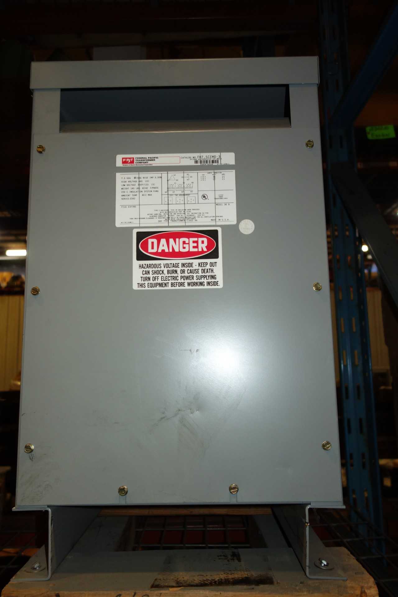 FPT FEDERAL PACIFIC TRANSFORMER - CONTROL TRANSFORMERS