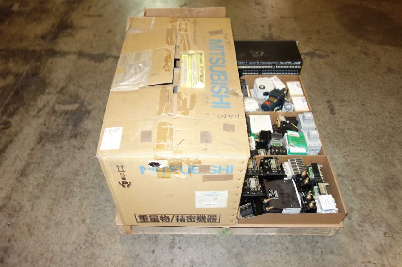 1 PALLET OF ASSORTED AC MOTOR, TRANSFER CONTROLS, CONTACTORS - ELECTRIC MOTORS
