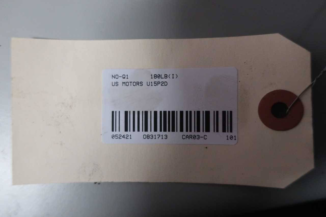 US MOTORS U15P2D 254T 3PH 15HP 1775RPM 208-230/460V-AC MOTOR - ELECTRIC MOTORS