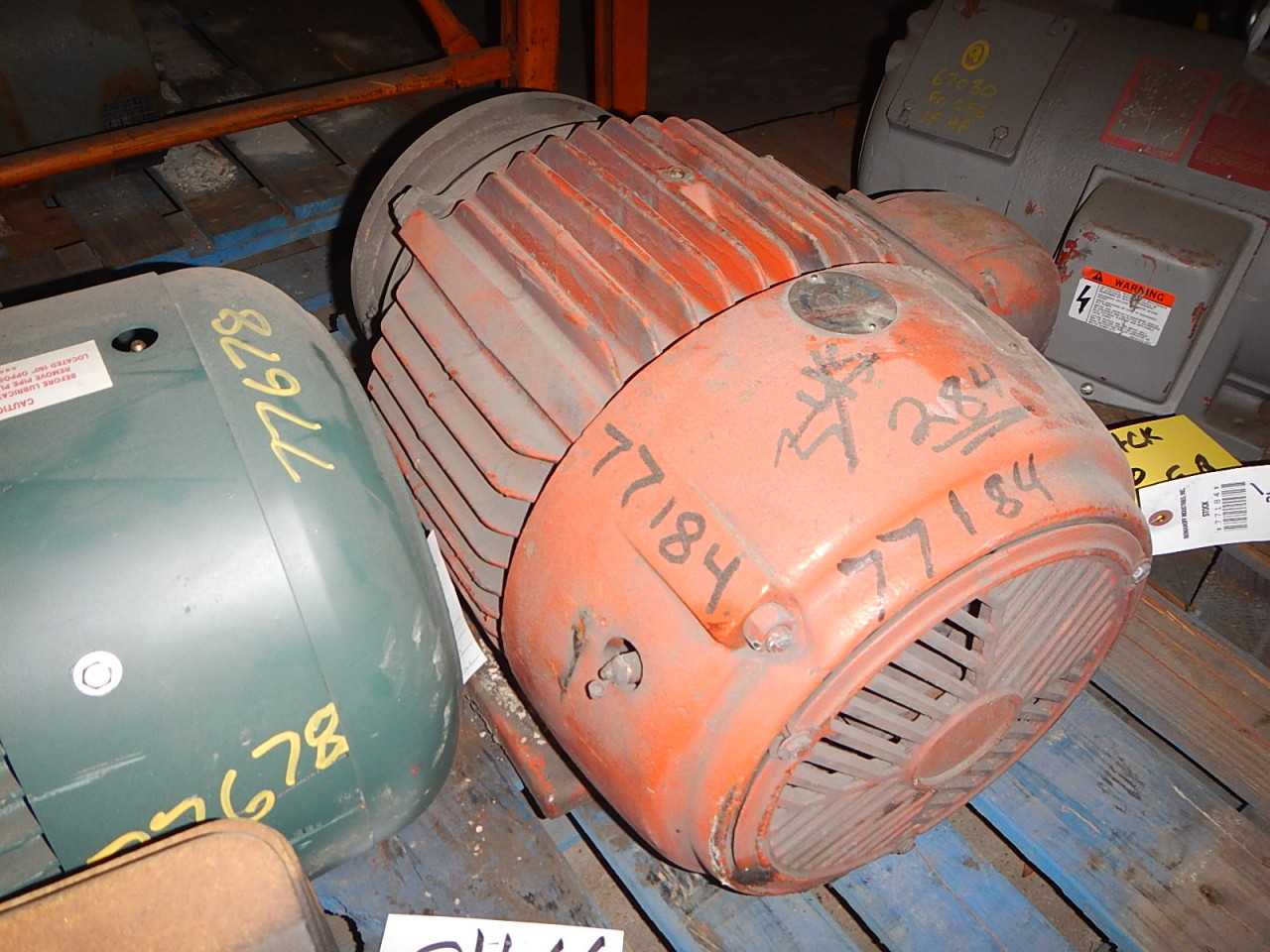 25 HP 1800 RPM 284TC Frame US Electric Motor - ELECTRIC MOTORS