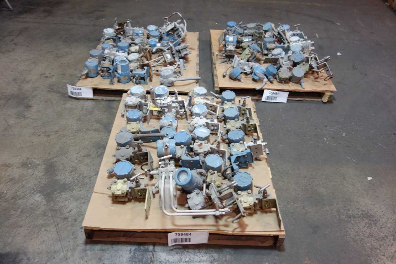 3 PALLET OF ASSORTED TRANSMITTERS - INSTRUMENTATION