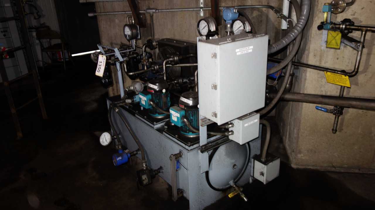 HYDRAULIC LUBRICATION SKID WITH 2 PUMPS 230/460V - PUMPS