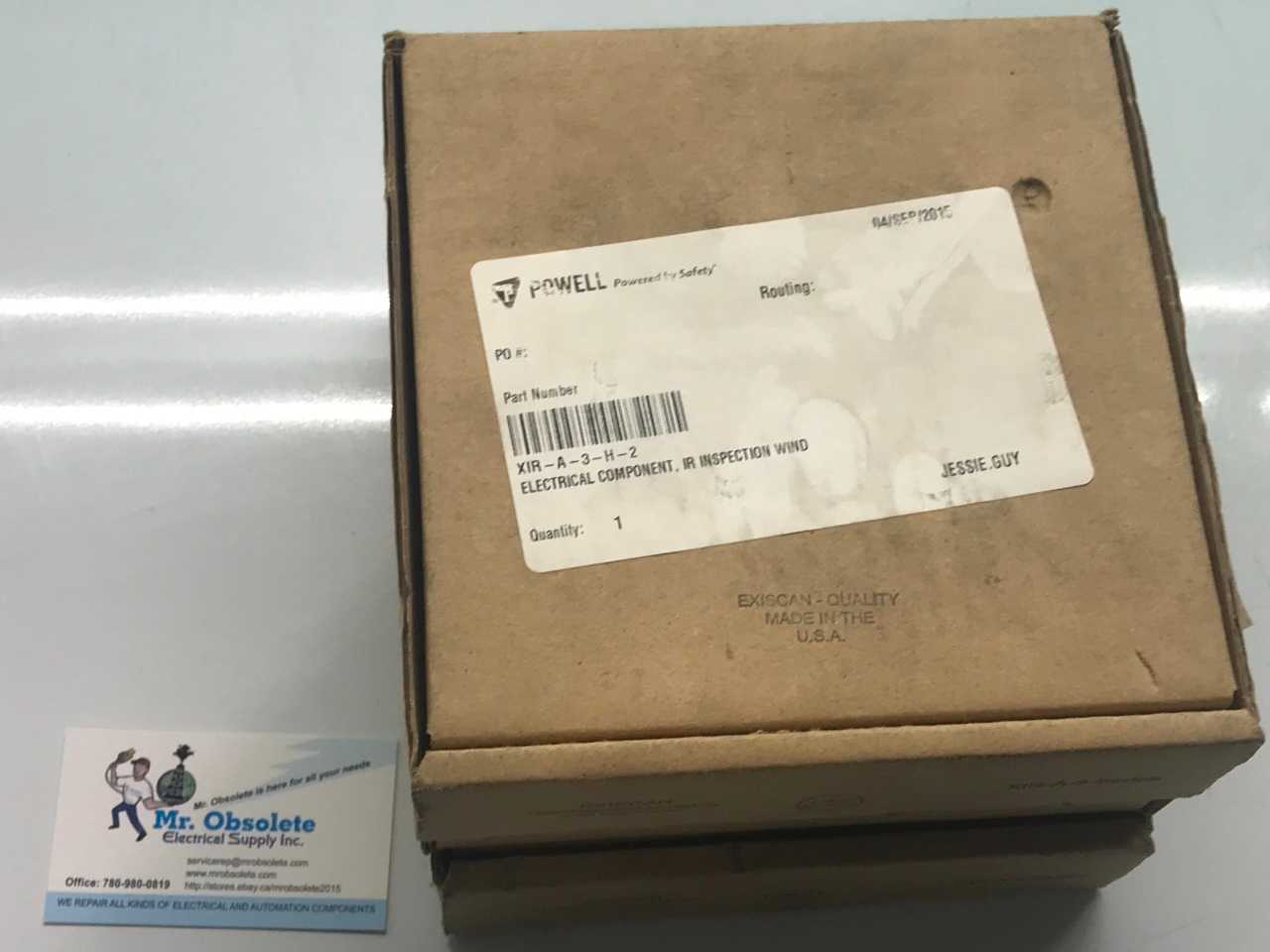 EXISCAN INFRARED WINDOW XIR-A-3-SERIES (QTY3) - MISCELLANEOUS