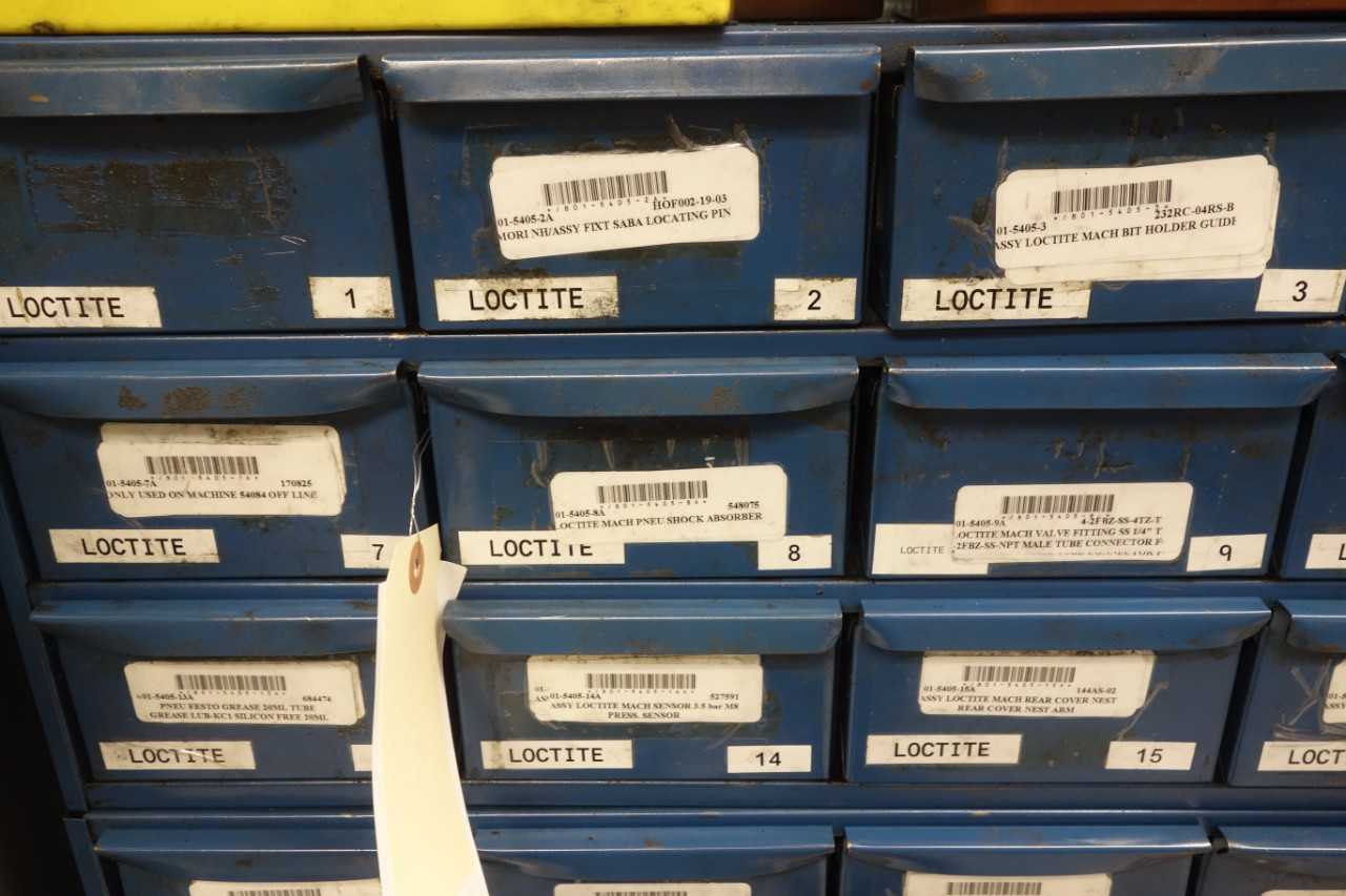 1 section pigeon hole shelving without contents - SHELVING