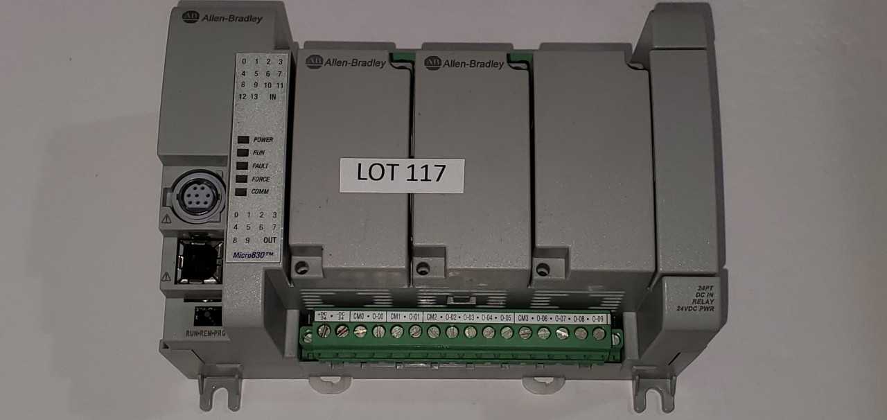 Allen Bradley Micro 830 2080-LC30-24QWB PLC - AUTOMATION & CONTROLS