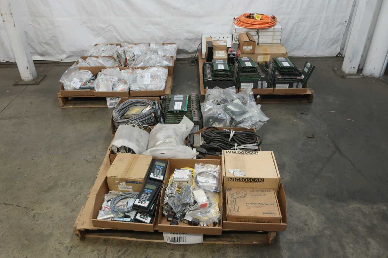 3 PALLETS OF ASSORTED AUTOMATION - INDUSTRIAL PARTS