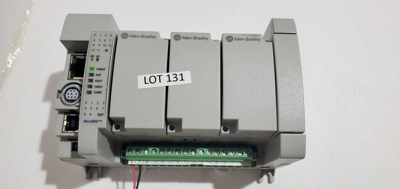 Allen Bradley Micro 850 2080-LC50-24QWB PLC - AUTOMATION & CONTROLS Allen Bradley Micro 850 2080-LC50-24QWB PLC - AUTOMATION & CONTROLS