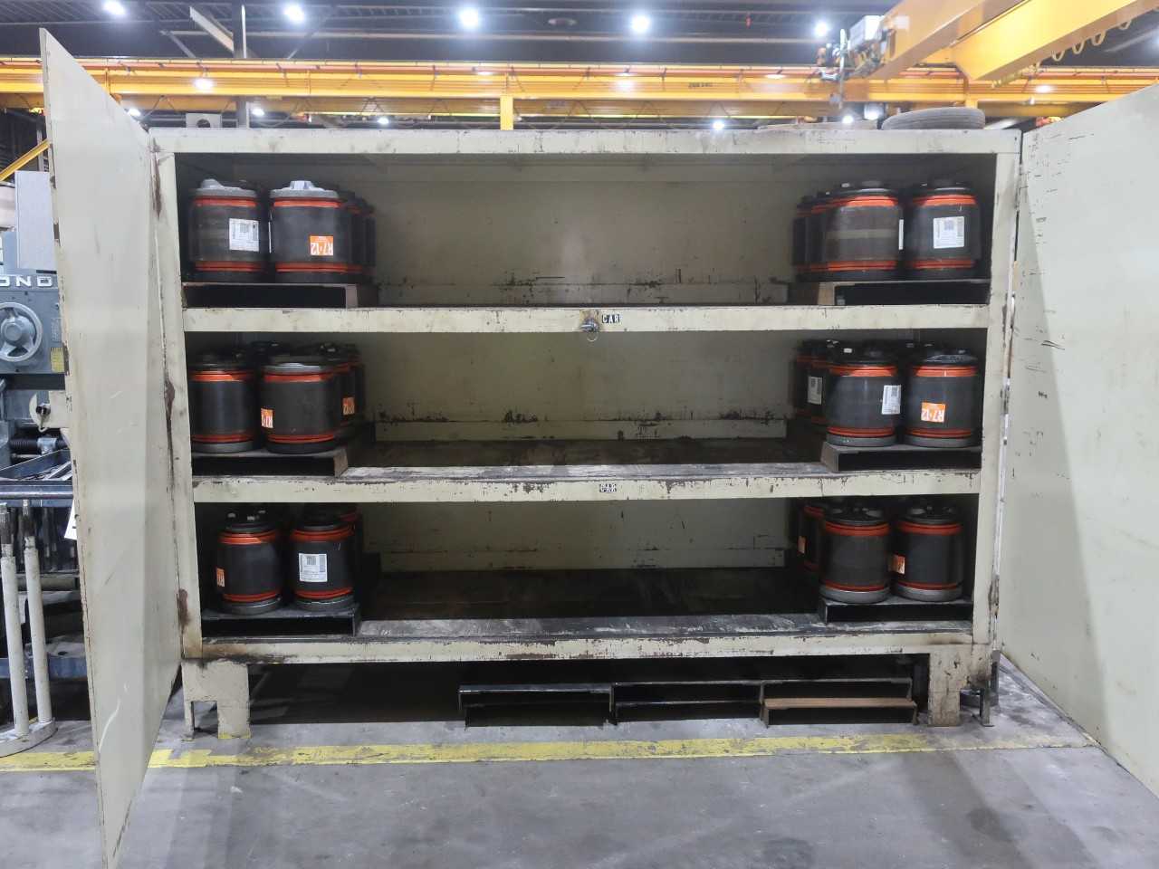Industrial storage cabinet - no contents - SHELVING