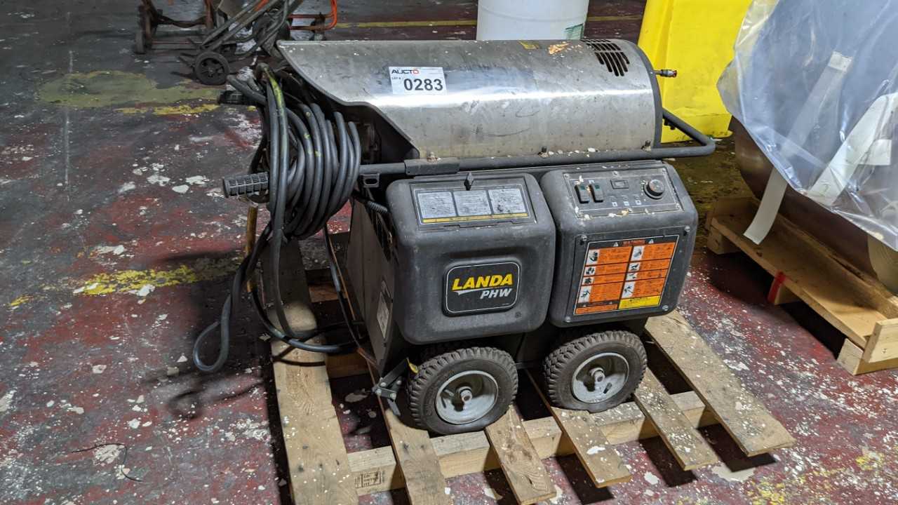 Landa PHW4-22024A diesel pressure washer 47.5 hours - PLANT & FACILITY Landa PHW4-22024A diesel pressure washer 47.5 hours - PLANT & FACILITY