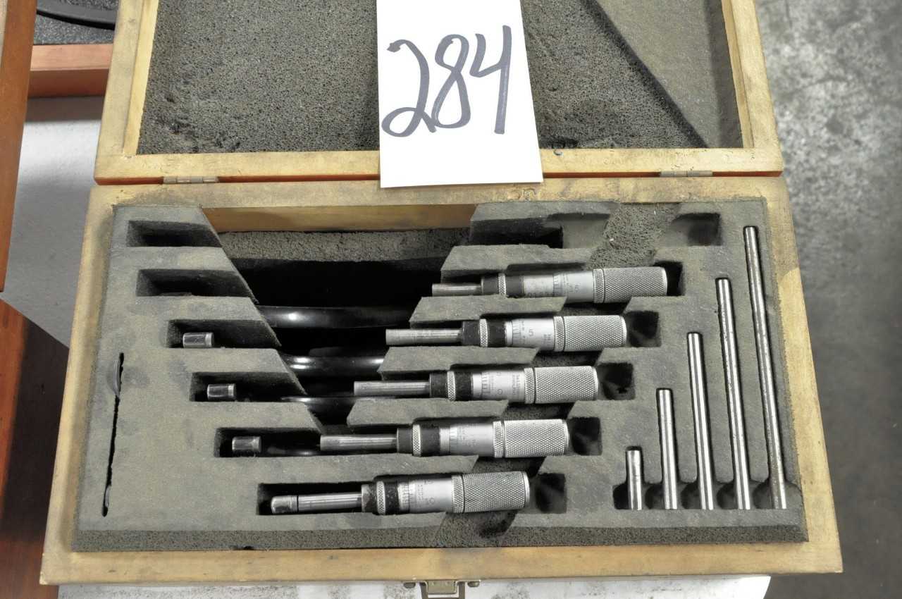 Starrett 5-Piece Micrometer Set with Case - ELECTRIC POWER TOOLS