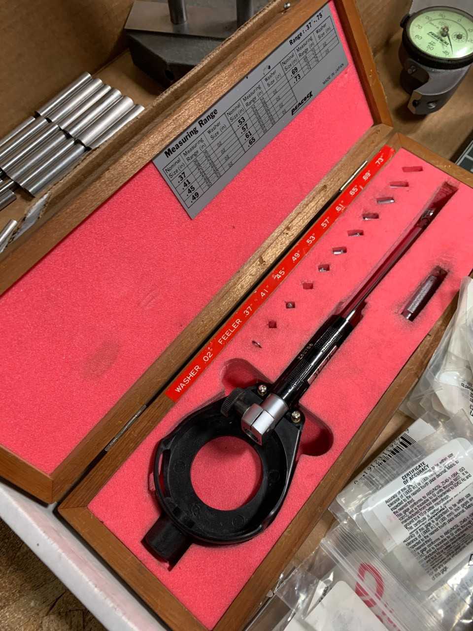 Vermont Pin Gages  Small Hole Bore Micrometer  Test Indicators - ELECTRIC POWER TOOLS