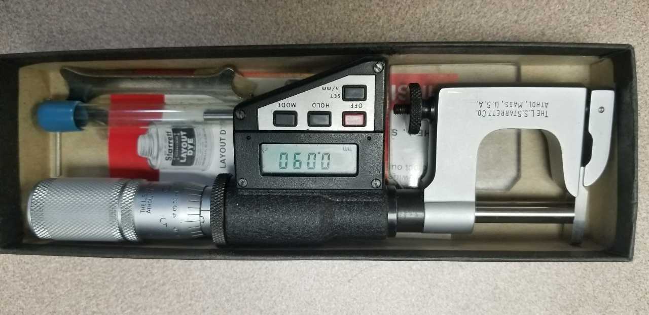 LS Starrett Micrometer - METAL INSPECTION EQUIPMENT LS Starrett Micrometer - METAL INSPECTION EQUIPMENT