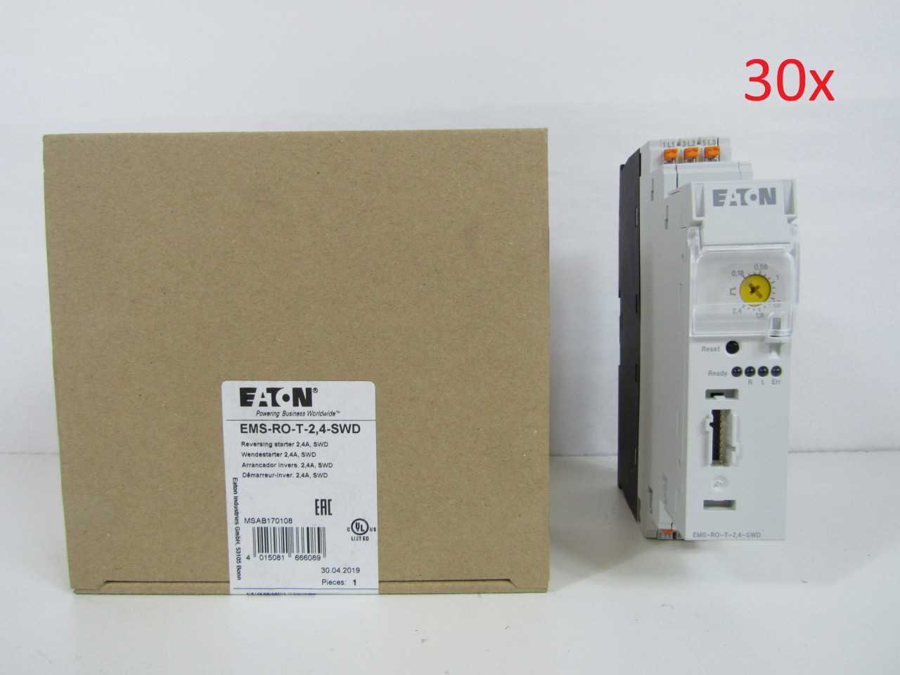 Lot of Quantity 30x EMS-RO-T-2/4-SWD Starters - MOTOR STARTERS