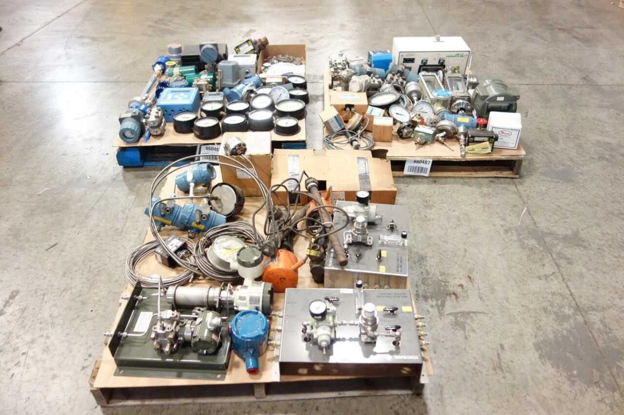 3 PALLETS OF ASSORTED INSTRUMENTATION - INSTRUMENTATION 3 PALLETS OF ASSORTED INSTRUMENTATION - INSTRUMENTATION