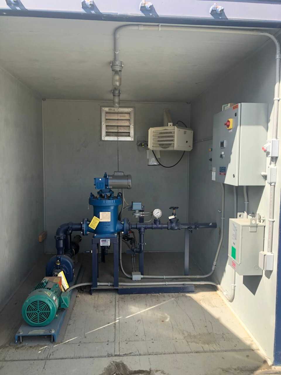 Sea-can filter skid - PUMPS