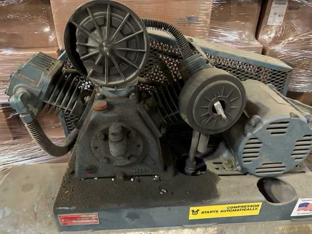 BULK LOT OF QTY 3 DRILL PRESSES & QTY 1 FALCON COMPRESSOR - PLANT & FACILITY EQUIPMENT