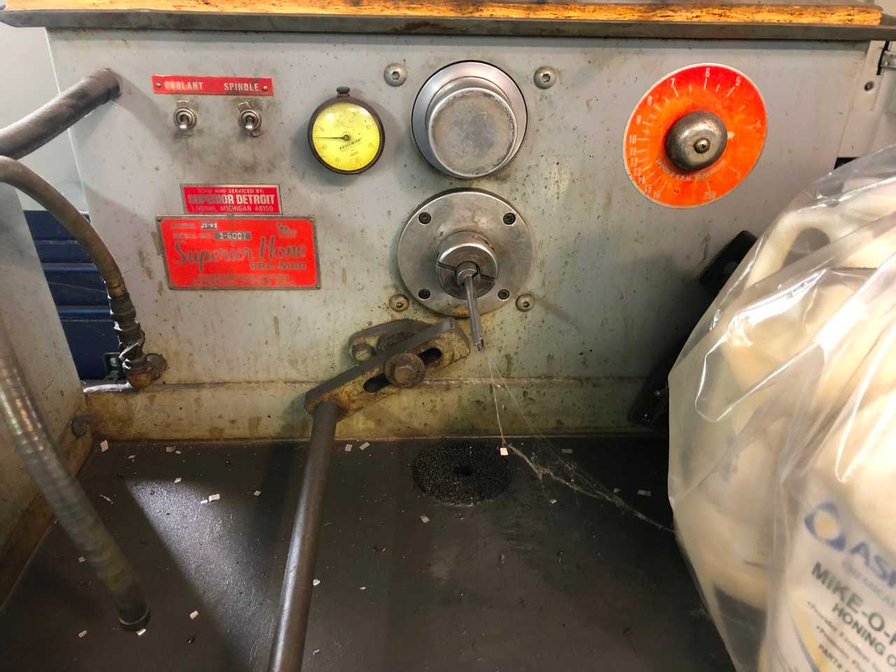 Superior Horizontal Hone, Model J2-WR - MACHINING ACCESSORIES & TOOLING
