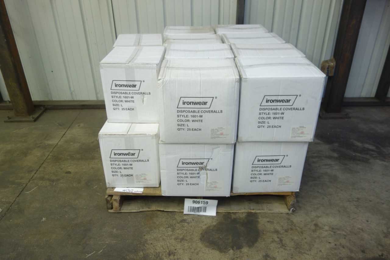 PALLET OF IRONWEAR 1601-W DISPOSABLE COVERALLS - SAFETY EQUIPMENT