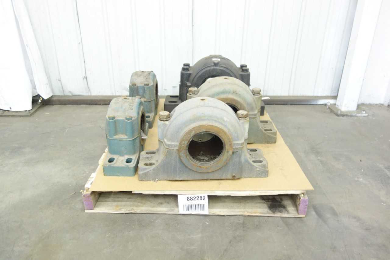 PALLET OF ASSORTED PILLOW BLOCK BEARING HOUSINGS - BEARINGS