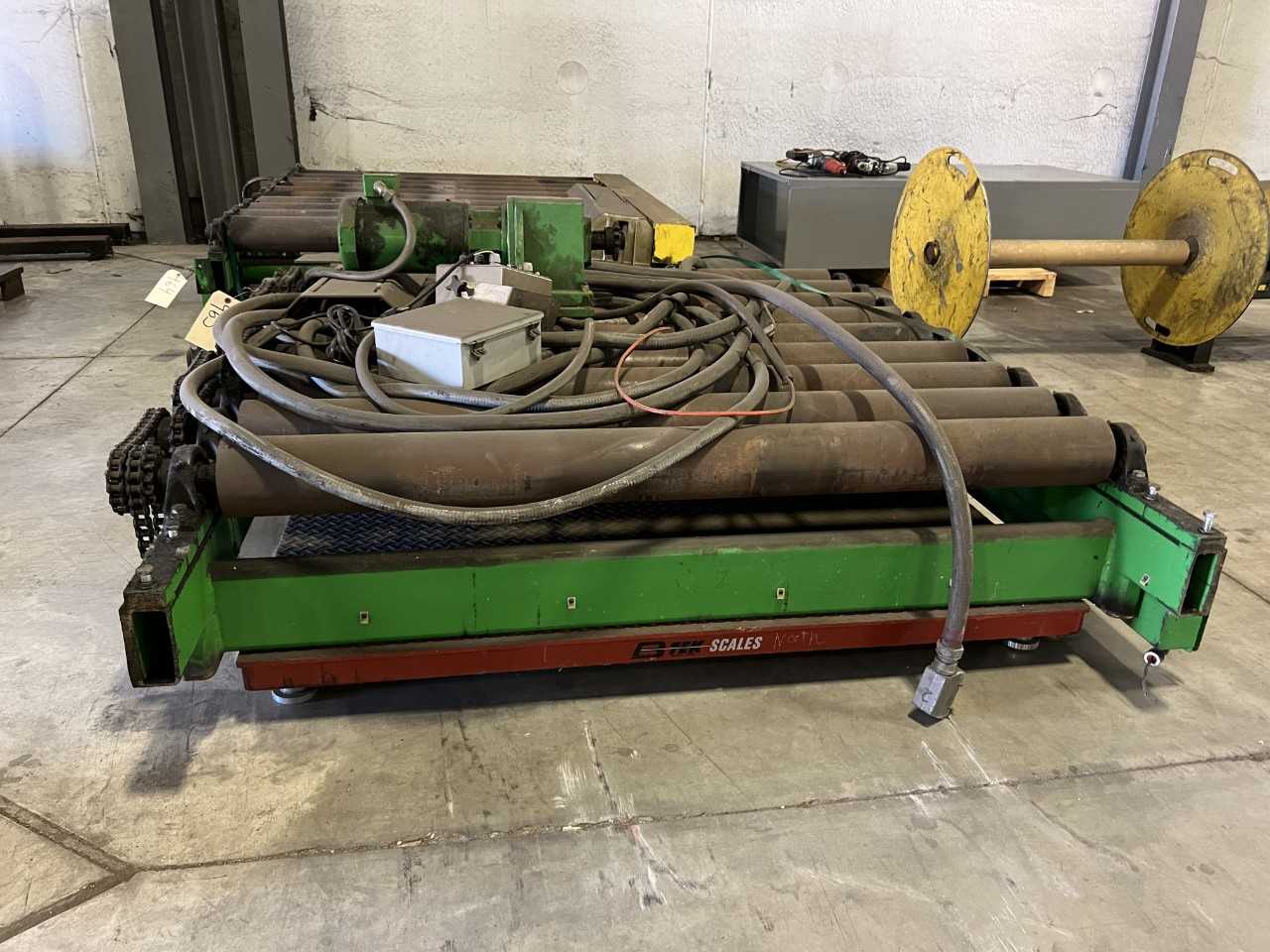 6'x6' Rolling conveyor with baldor motor - CONVEYORS