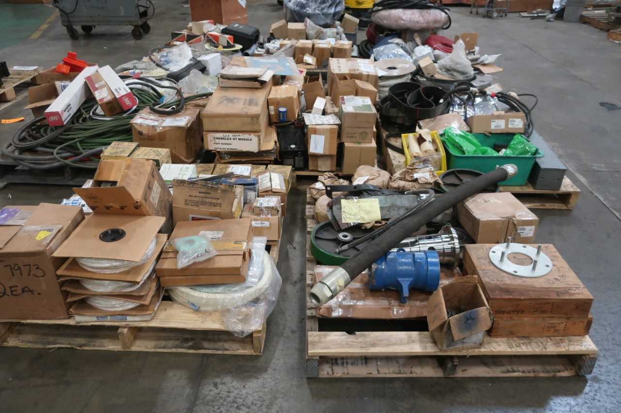 11 PALLETS OF ASSORTED POWER TRANSMISSION REPLACEMENT PARTS - POWER TRANSMISSION