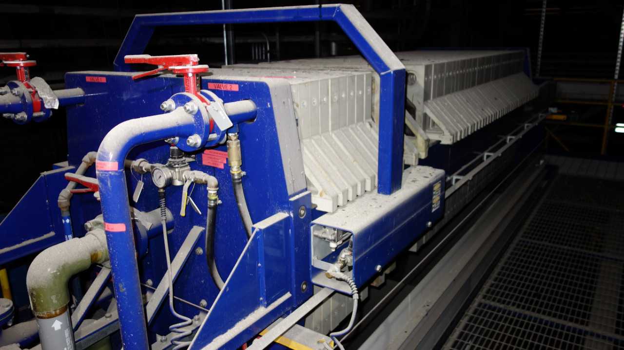 PACIFIC PRESS CO FILTER PRESS P10E132C-40/50 50CU.FT. - PROCESS EQUIPMENT