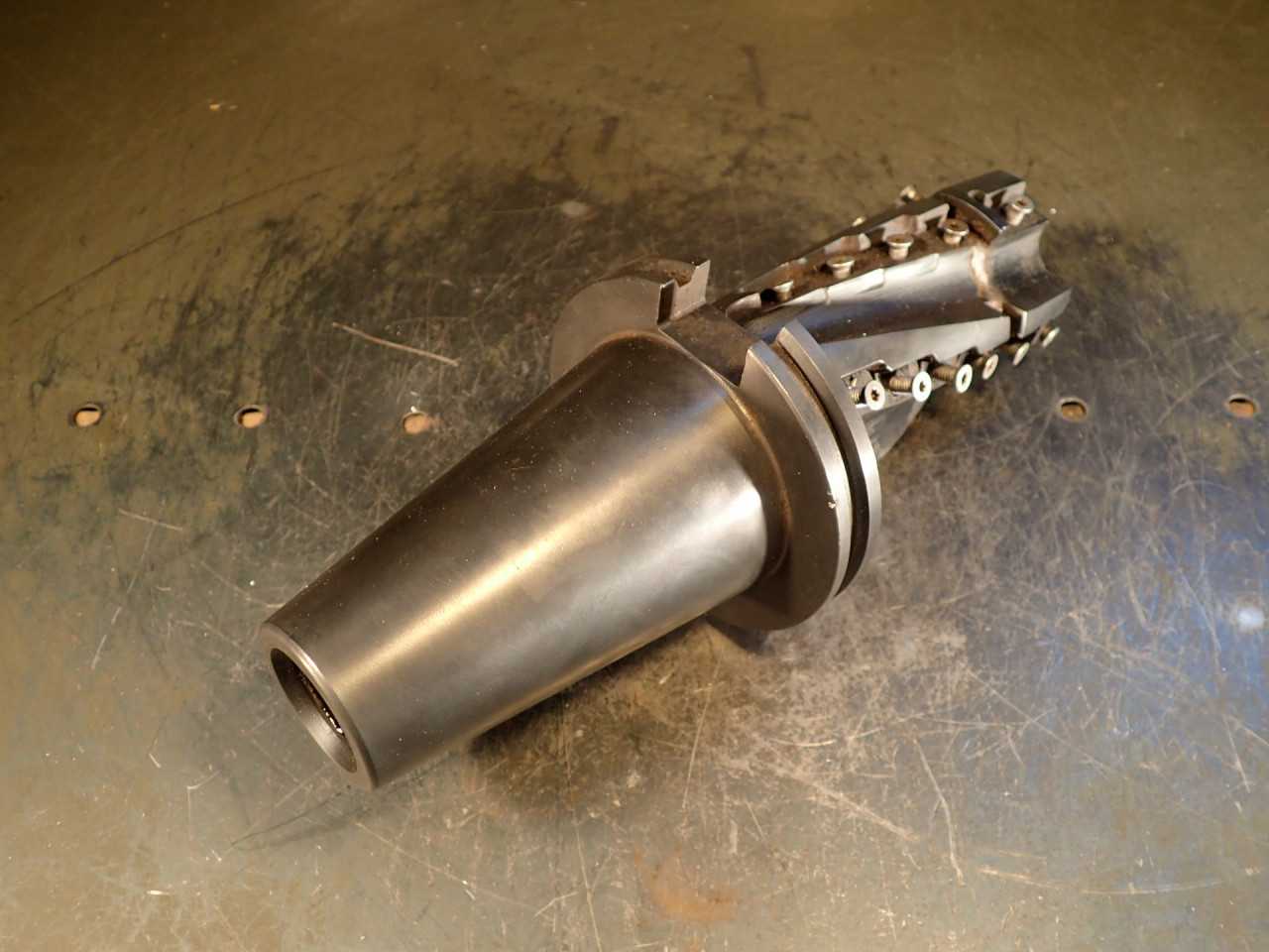Ingersoll Max-I-Pex 26J4P2548R01 Indexable Carbide Shoulder Mill: 4" LOC, CAT-50 - MILLING TOOLS