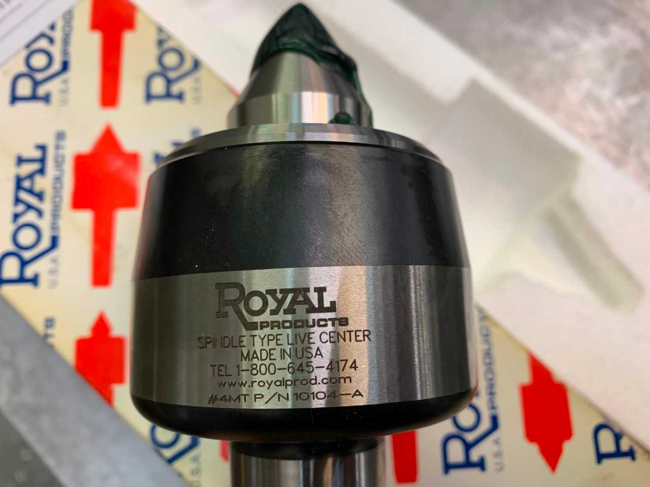 Royal Live Center " New" Mores Taper 3 - MACHINING ACCESSORIES & TOOLING