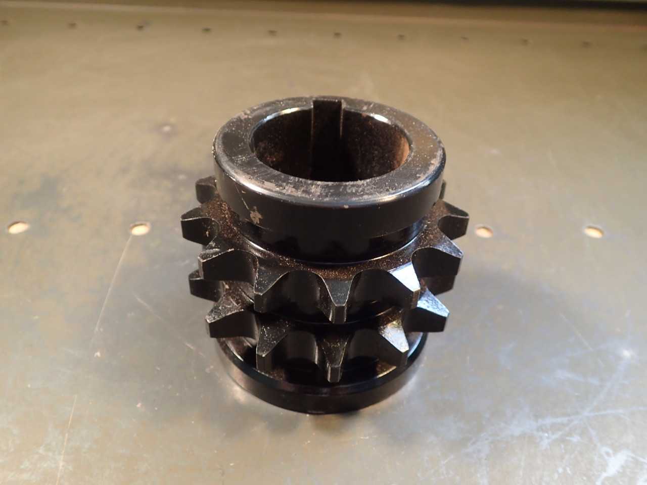Browning D60P13 13-Tooth 2-Strand QD Bushing Bore Roller Chain Sprocket #60 3/4" - ROLLER CHAIN